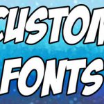 افزونه Custom Fonts